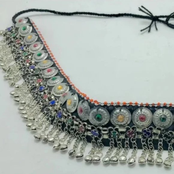 Tribal Belly Belt, Light Weight Belt, Handmade Kuchi Belly Dance Belt - Picture 3 of 12